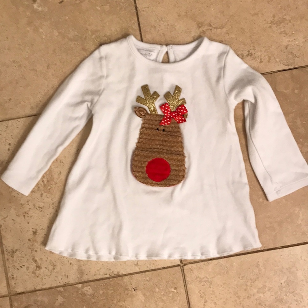 Mudpie Reindeer with Cookies Christmas T-shirt